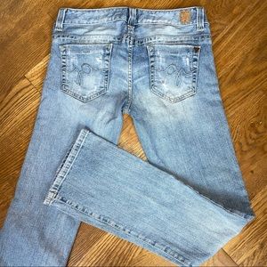 GUESS LOW RISE BOOTCUT JEANS